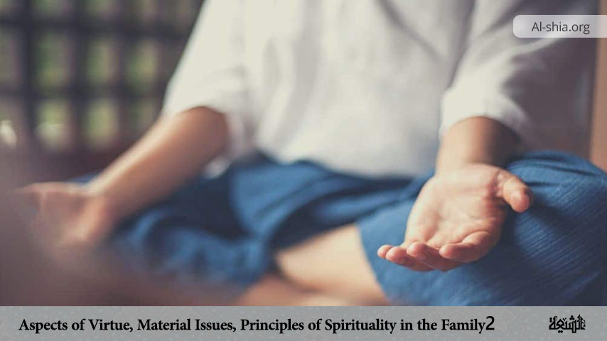 Aspects of Virtue, Material Issues, Principles of Spirituality in the Family (2)