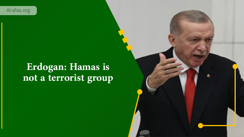 Erdogan: Hamas is not a terrorist group