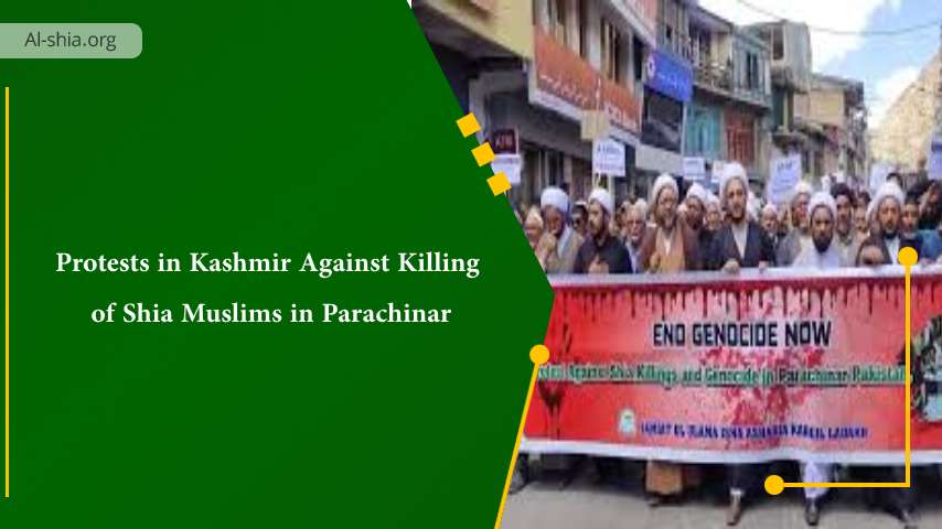 Protests in Kashmir Against Killing of Shia Muslims in Parachinar